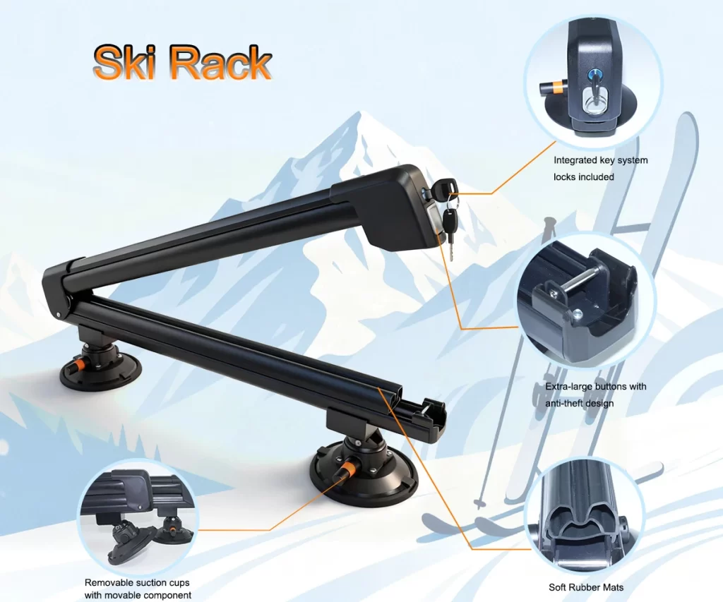 Vacuum Mount Snowboard Rack – OEM/ODM Factory Wholesale